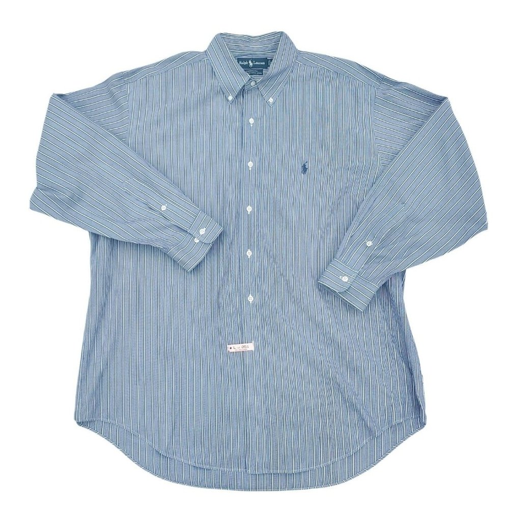Men's Blue Striped Shirt